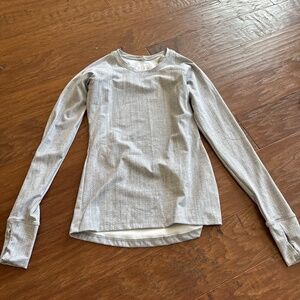 Fleo light grey long sleeve shirt